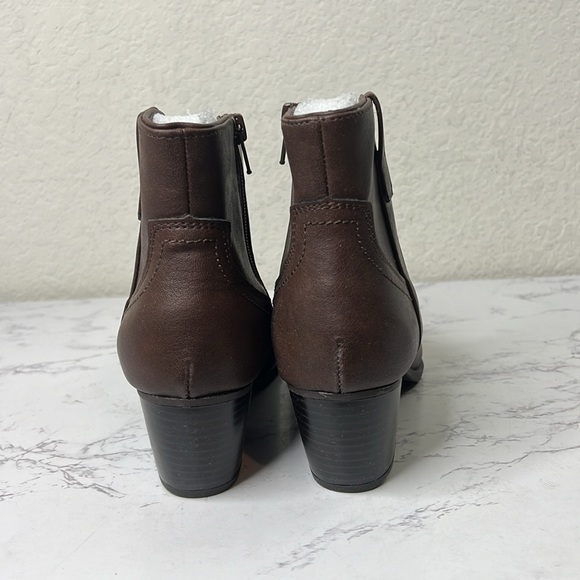 Style & Co Perriee Womens Faux Leather Pointed Toe Cowboy, Western Boots - Picture 6 of 9